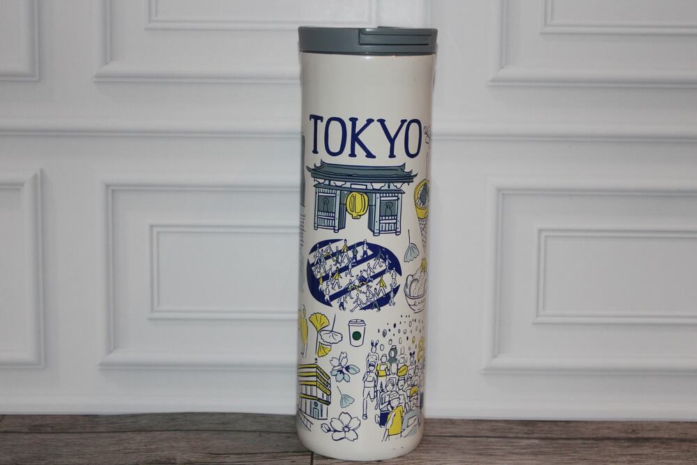 Starbucks Tokyo Japan Been There Series 16 oz Travel Tumbler w/ Lid